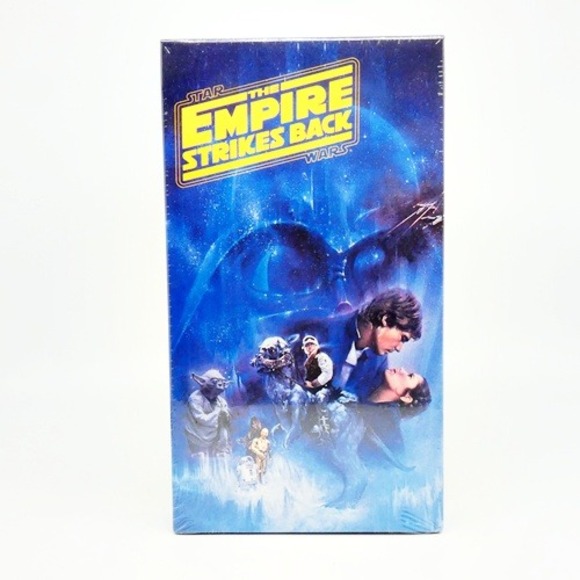 Star Wars The Empire Strikes Back 1990 CBS Fox Blue Watermark HiFi 1425 VHS NEW - Picture 1 of 7
